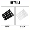Black and white striped adhesive car door trim stickers for toyota tundra 2007-2021 for window and panel cover