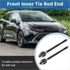 Black front inner tie rod end links with durable anti-rust surface for toyota tacoma 2005-2015