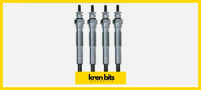 4 X Glow Plugs For Toyota Hiace Van 1Kz-Te 3.0L Diesel Engine - Kzh100 Kzh110