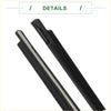 Black plastic car door handle trim with silver metallic accent strip for toyota highlander window seal 2012-2015
