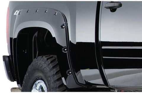 Bushwacker Rear Fleetside Cutout Style Flares 2pc 78.0/96.0in Bed - Black (Silverado 1500 99-06)