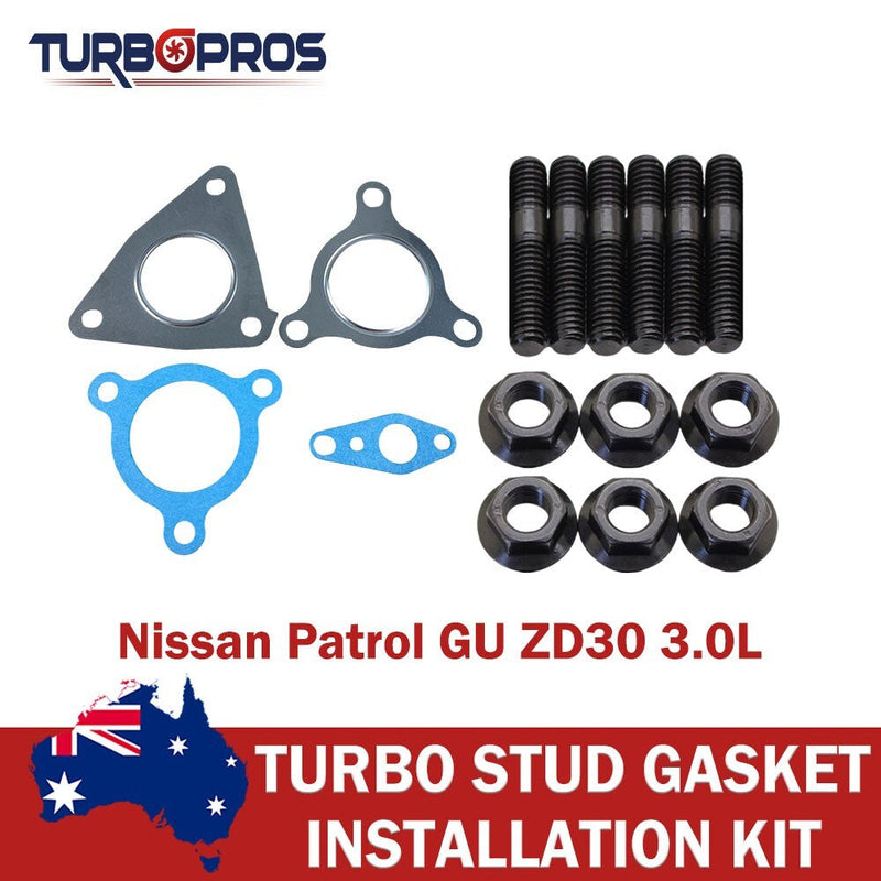 Nissan Patrol ZD30 3.0L Turbo Charger Installation Stud & Gasket Kit