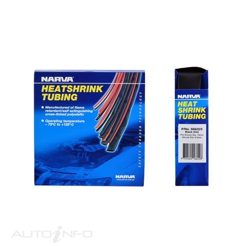 Narva Heat Shrink Blk 19MM X 5M - 56622/5