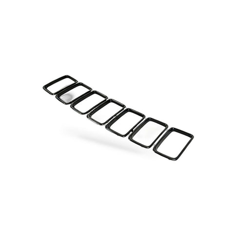 Front Grille Trim Cover Chrome to suit Jeep Cherokee 2014-2016 Radiator — image 2