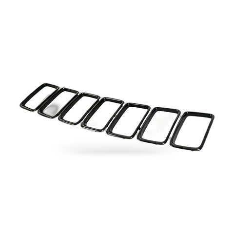 Front Grille Trim Cover Chrome to suit Jeep Cherokee 2014-2016 Radiator — image 1