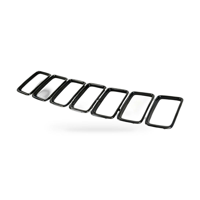 Front Grille Trim Cover Chrome to suit Jeep Cherokee 2014-2016 Radiator — image 1