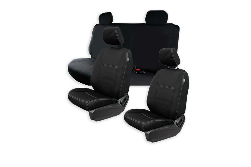 Neoprene Seat Covers 2x Front and 1xRear Row for Toyota HiLux Revo Rocco 2015-2021