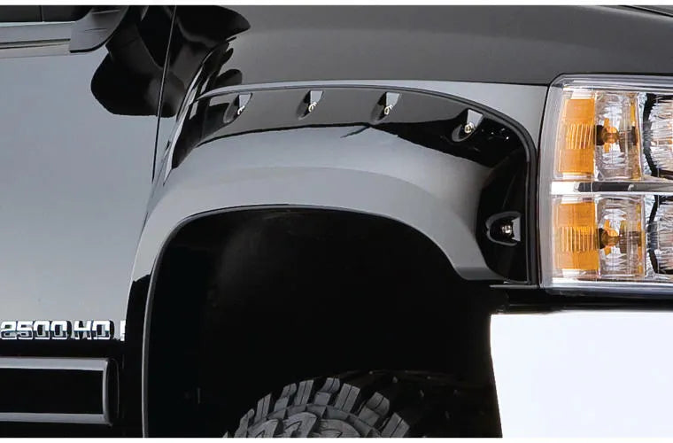 Bushwacker Fleetside Cutout Style Flares 4pc 69.3in Bed - Black (Silverado 1500 07-13)