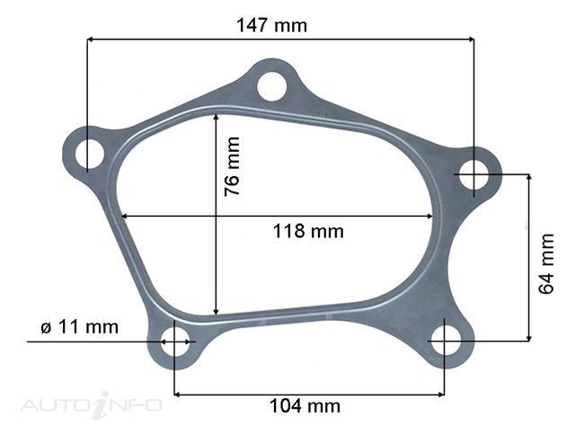 Permaseal Gasket Turbo Out Subaru Lega 2.0 03-On - TUR111