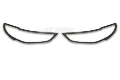 Black Headlight Cover/Surrounds for Mazda BT-50 2021-2024