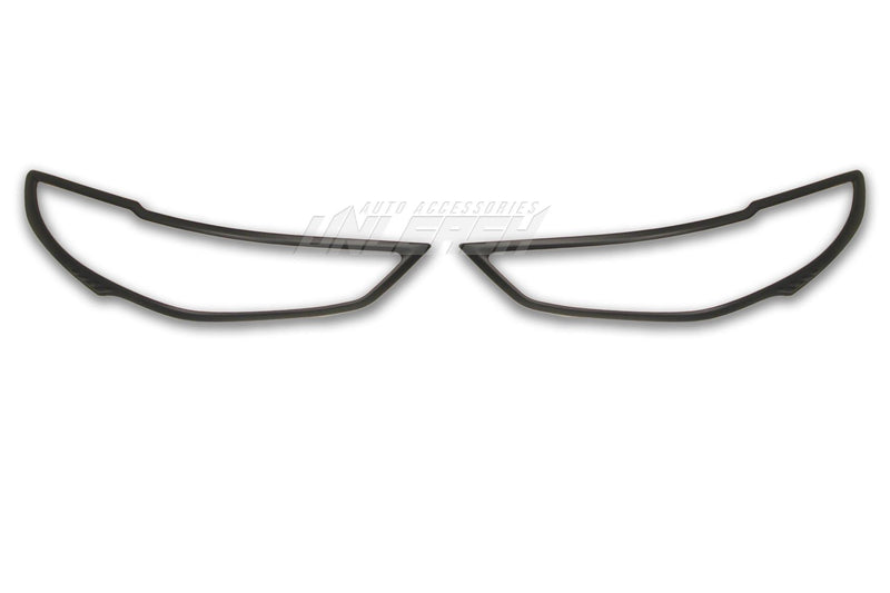 Black Headlight Cover/Surrounds for Mazda BT-50 2021-2024
