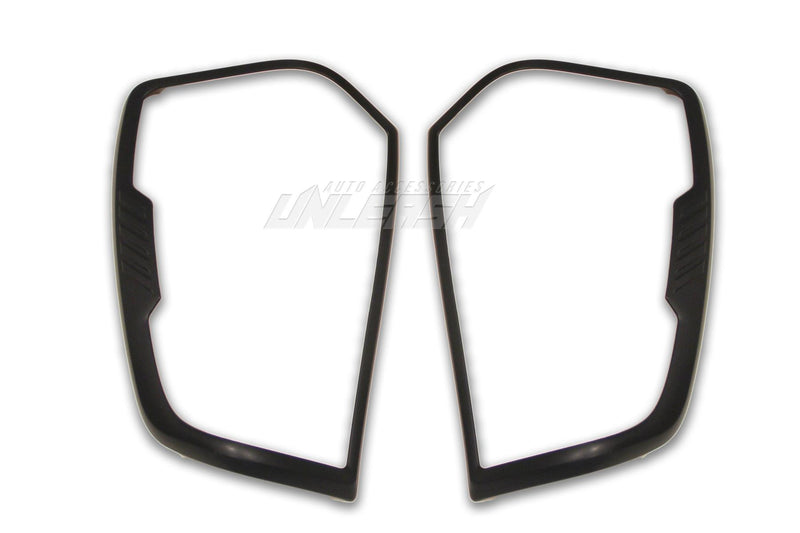 Black Taillight Covers/Surrounds for Mazda BT-50 2021-2024