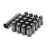 KICS Muteki Short Lug Nuts Closed End - Black - 12 x 1.25