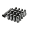 KICS Muteki Short Lug Nuts Closed End - Black - 12 x 1.25