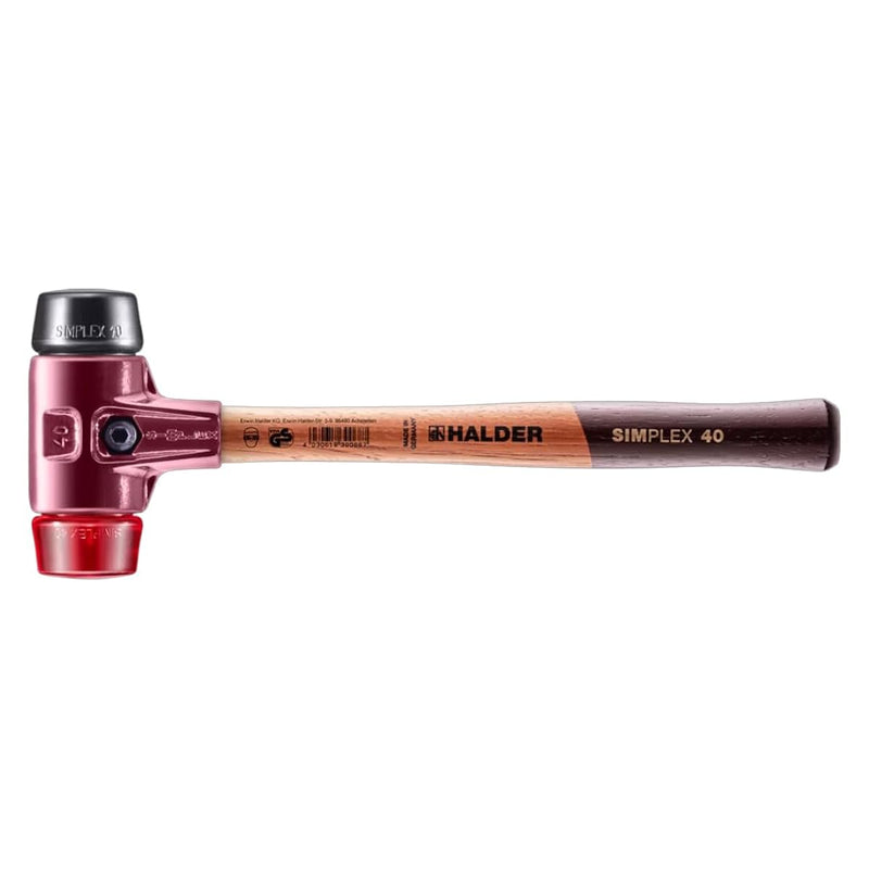 Halder Simplex Soft Face Mallet Cast Steel Housing Wood
