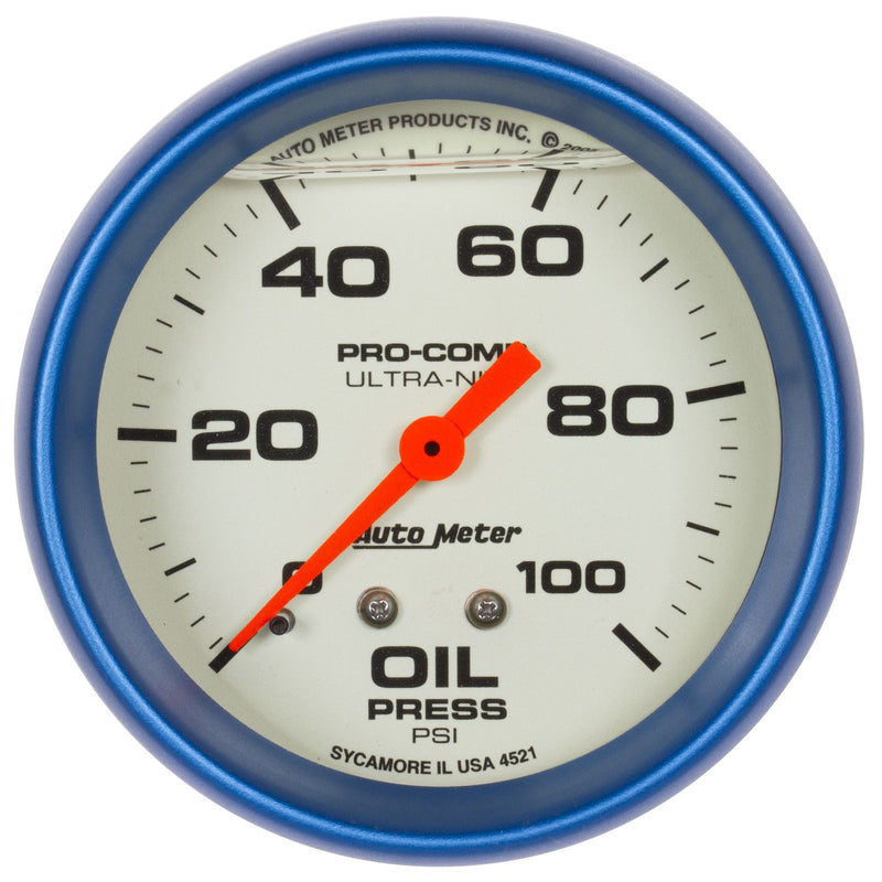 AutoMeter Ultra-Nite 2-5/8in Oil Pressure AU4221