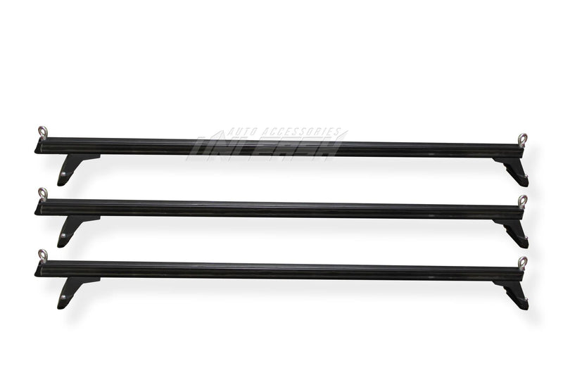 Black Aluminum Roof Racks For Toyota Hiace 2019-Current-Set of Three