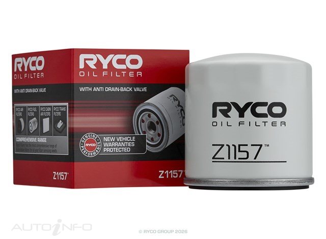Ryco Oil Filter Audi VW - Z1157