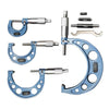 4x Outside Micrometer Set 0-100mm Carbide Tip Precision 0.01mm to suit Mach — image 2
