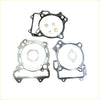 Set of three metallic engine head gaskets with black rubber seals and copper o-rings for suzuki dr-z 434cc big bore kit