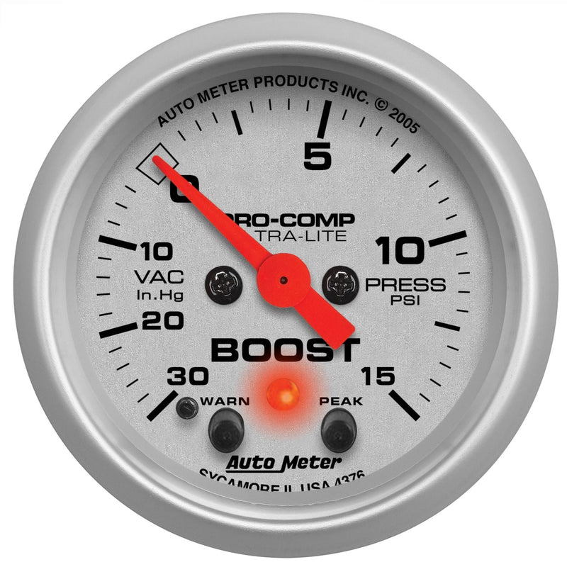 AutoMeter Ultra-Lite 2-1/16in Boost/Vac AU4376
