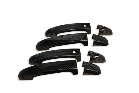 Door Handle Covers for Ford Ranger 2018-2022 Model with sensor-hole Carbon Fibre