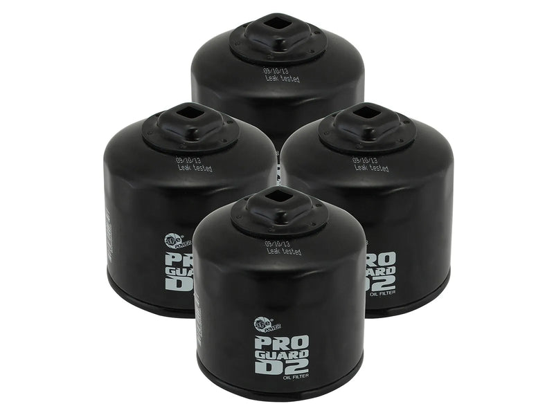 aFe Pro GUARD D2 Oil Filter - 4 Pack (WRX 15+/BRZ 12+) — fits Mitsubishi Outlander Zj