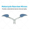 Harley Davidson Street Glide Dyna Motorcycle Rearview Mirrors Suitable