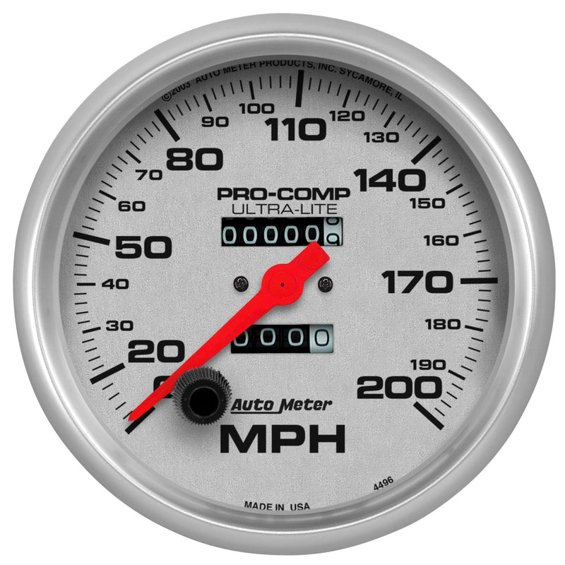 AutoMeter Ultra-Lite 5in Speedometer AU4496