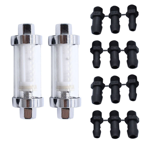 Chrome Glass Inline Fuel Filter to suit Holden Acadia 3.6L — image 1