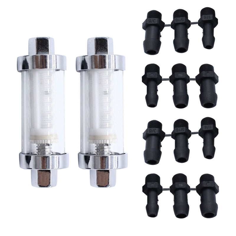 Chrome Glass Inline Fuel Filter to suit Holden Acadia 3.6L — image 1