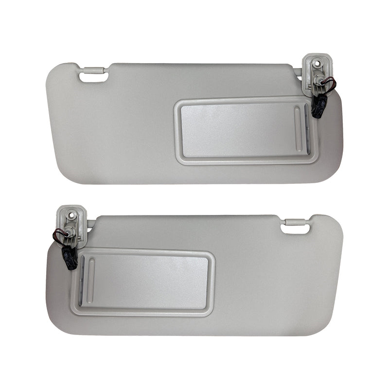 Mazda 3 2010-2013 BBM369270C75 2x Sun Visors Right & Left With Light Suitable
