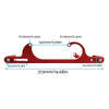 Throttle Cable Bracket Billet Aluminum Red to suit 4150 4160 Carburetor — image 4