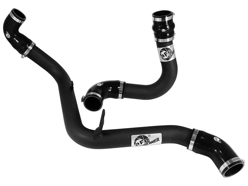 aFe BladeRunner 2-1/2" Intercooler Tubes - Hot + Cold Side (Focus ST Ecoboost 13-18) Black — fits Ford Focus