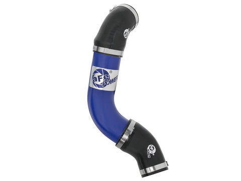 aFe BladeRunner 3" Intercooler Tube - Cold Side (Mustang EcoBoost 2015+) Blue — fits Ford Mustang Ecoboost