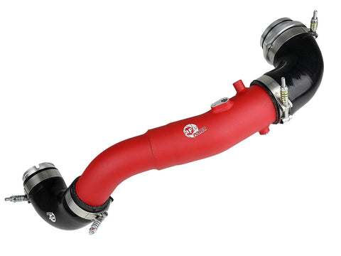 aFe BladeRunner 2-1/2" to 3" Intercooler Tube - Hot Side (Supra 2020+) Red — fits Toyota Supra