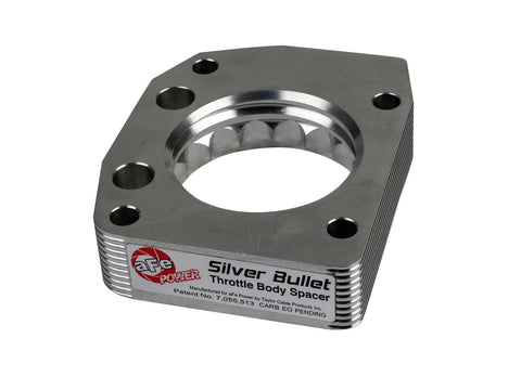 aFe Silver Bullet Throttle Body Spacer - Silver (S2000 00-03)