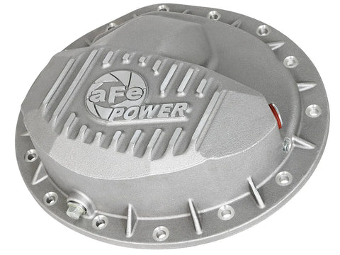 aFe Street Series Rear Differential Cover - Raw (Titan XD Cummins 16-19) — fits Nissan Titan