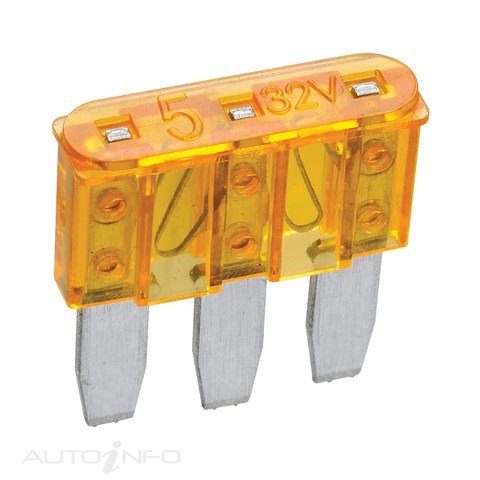 Narva Micro 3 Blade Fuse 5 Amp PK5 - 51205BL
