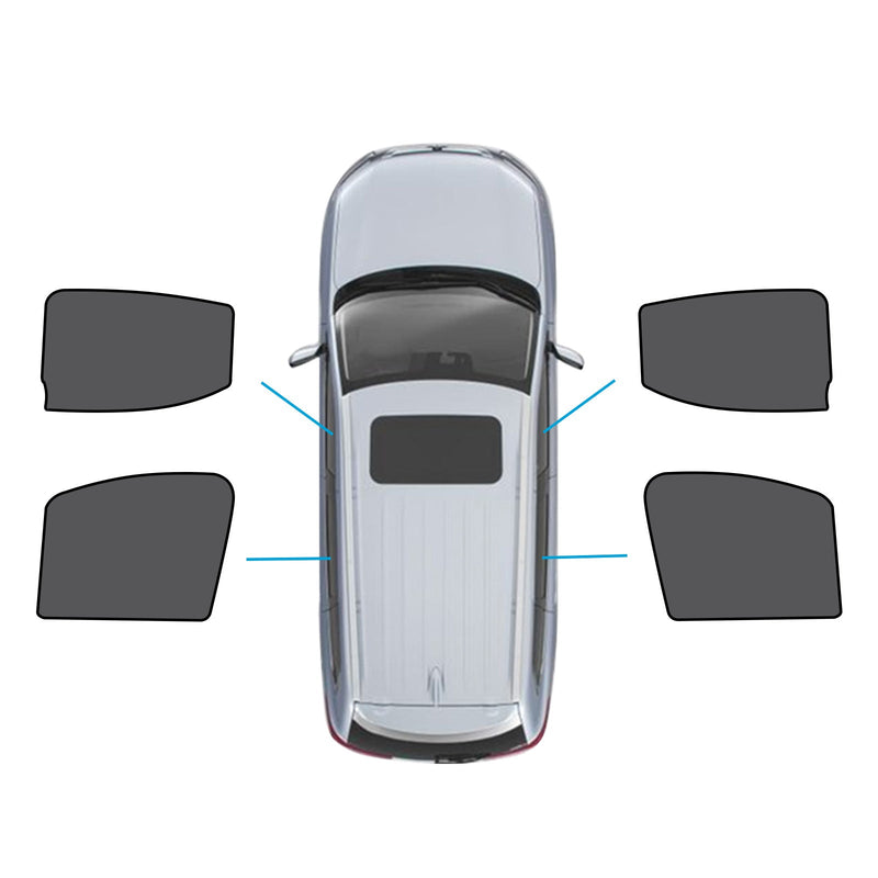 Front & Rear Magnetic Sun Shade Mesh to suit LDV T60 — image 1