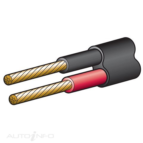 Narva Cable Twin 4MM 15 Amp 30M - 5824-30TW