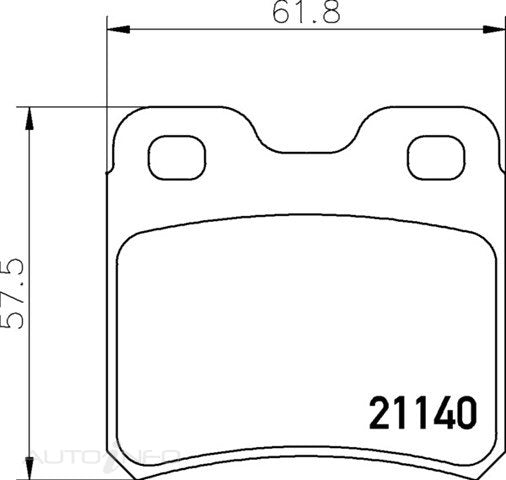 C-Plus Brake Pads Rear Opel Vectra - MDB1385