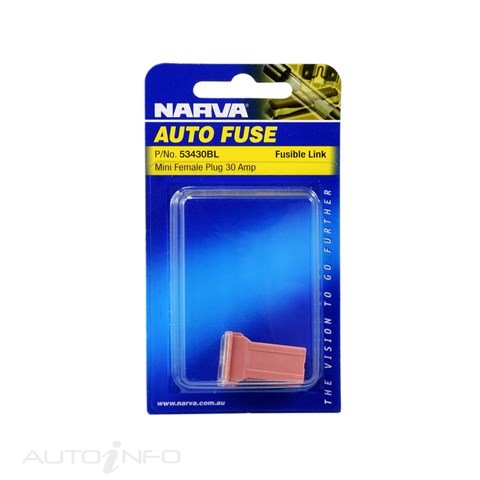 Narva Fuse Link Mini Femaleplg 30A - 53430BL