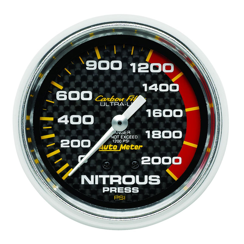 AutoMeter Carbon Fiber 2-5/8in Nitrous AU4828