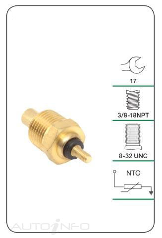 Tridon Water Temperature Sensor W/gauge Ford - TTS059