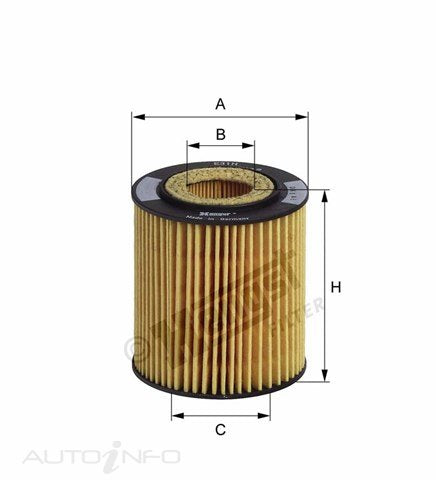 Hengst Oil Filter Bmw Mini - E31HD93