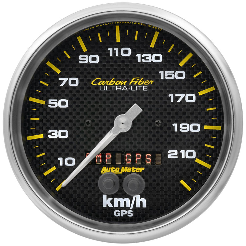 AutoMeter Carbon Fiber 5in Gps Speedo AU4881-M