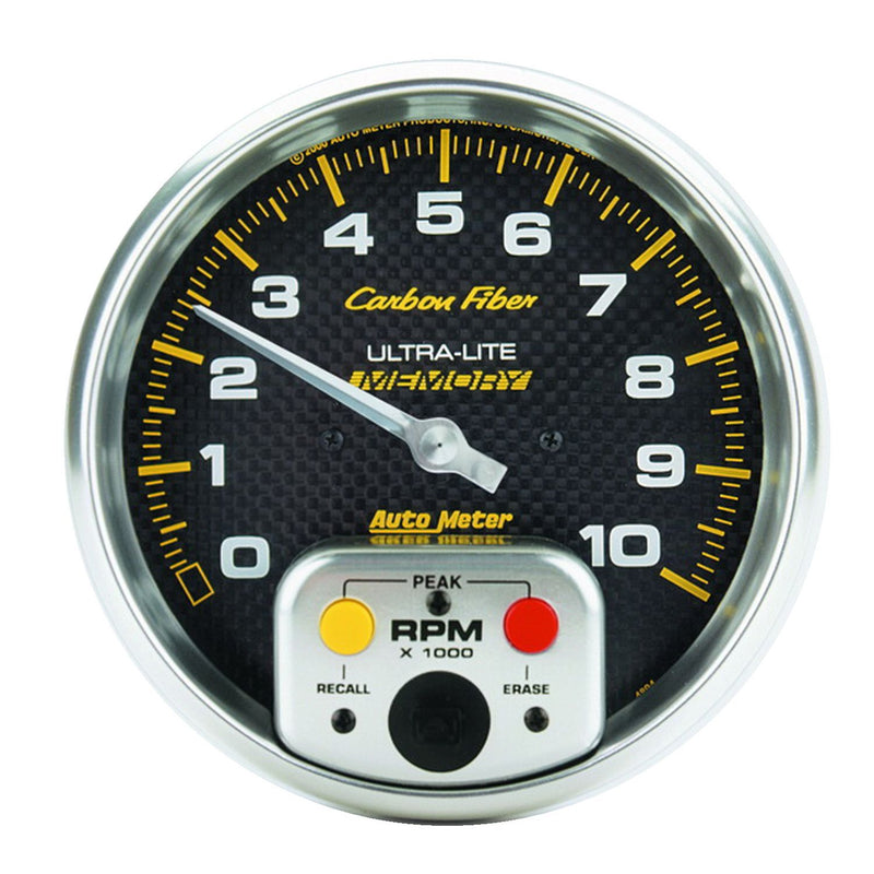 AutoMeter Carbon Fiber 5in Tach 10000RPM AU4894