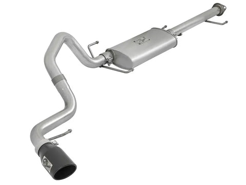 aFe Scorpion 2.5" Aluminized Steel Cat-Back Exhaust System (FJ Cruiser 07-17) - Black Tips