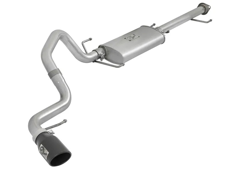 aFe Scorpion 2.5" Aluminized Steel Cat-Back Exhaust System (Wrangler JK 2 Door 07-18) — fits Jeep Wrangler